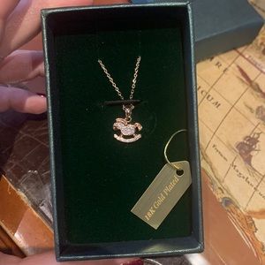 Rocking horse necklace.  Great baby gift!!